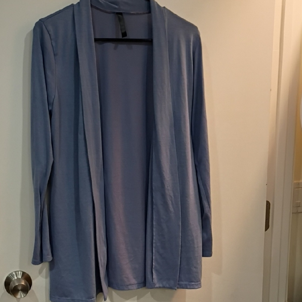 Elegant Blue Women's Cardigan